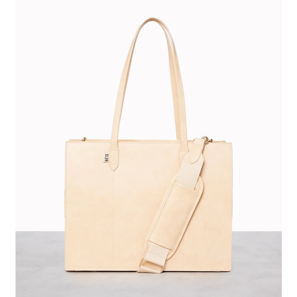 COPY - Brand NEW with tags. Beis Large Work Tote in Beige. In excellent conditi…